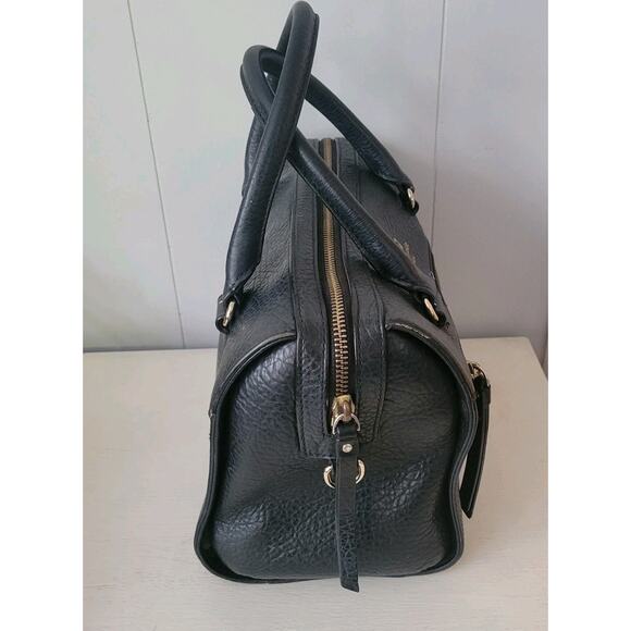 Kate Spade Black Romy Perri Lane Leather Perforated Satchel/Crossbody Bag - Picture 6 of 16